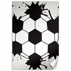 Soccer Camp Splat Ball Sport Canvas 12  X 18   by Mariart