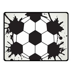 Soccer Camp Splat Ball Sport Double Sided Fleece Blanket (small)  by Mariart