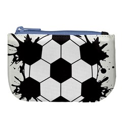 Soccer Camp Splat Ball Sport Large Coin Purse by Mariart