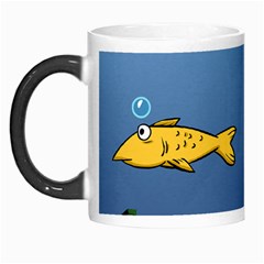 Water Bubbles Fish Seaworld Blue Morph Mugs by Mariart