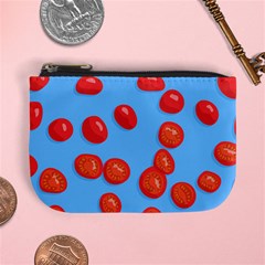 Tomatoes Fruite Slice Red Mini Coin Purses by Mariart