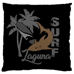 Surf - Laguna Standard Flano Cushion Case (two Sides) by Valentinaart