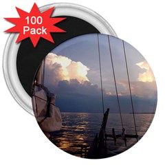 Sailing Into The Storm 3  Magnets (100 Pack) by oddzodd