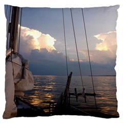 Sailing Into The Storm Standard Flano Cushion Case (two Sides) by oddzodd