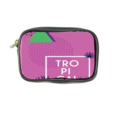 Behance Feelings Beauty Polka Dots Leaf Triangle Tropical Pink Coin Purse by Mariart