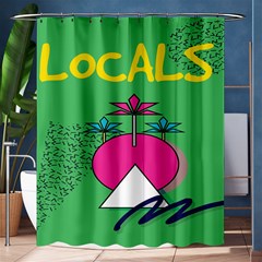 Behance Feelings Beauty Local Polka Dots Green Shower Curtain 60  X 72  (medium)  by Mariart