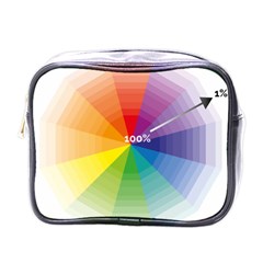 Colour Value Diagram Circle Round Mini Toiletries Bags by Mariart