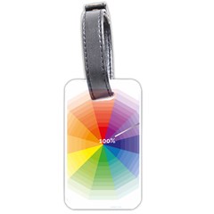 Colour Value Diagram Circle Round Luggage Tags (one Side)  by Mariart