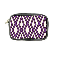 Diamond Key Stripe Purple Chevron Coin Purse by Mariart