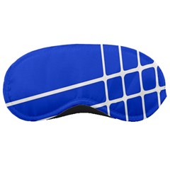 Line Stripes Blue Sleeping Masks by Mariart