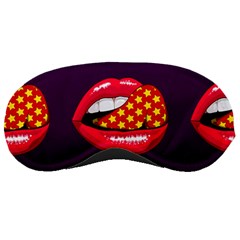 Lip Vector Hipster Example Image Star Sexy Purple Red Sleeping Masks by Mariart