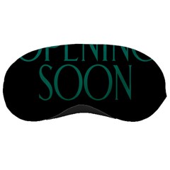 Opening Soon Sign Sleeping Masks by Mariart