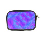 Original Purple Blue Fractal Composed Overlapping Loops Misty Translucent Coin Purse Back