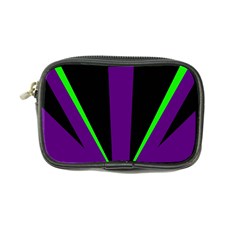 Rays Light Chevron Purple Green Black Line Coin Purse by Mariart