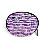 Original Feather Opaque Color Purple Accessory Pouches (Small)  Front