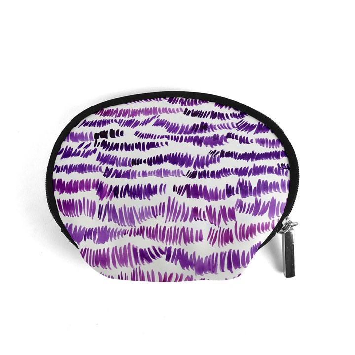 Original Feather Opaque Color Purple Accessory Pouches (Small) 