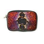 The Eye Of Julia, A Rainbow Fractal Paint Swirl Coin Purse Front