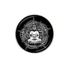 Ornate Buddha Hat Clip Ball Marker (4 Pack) by Valentinaart