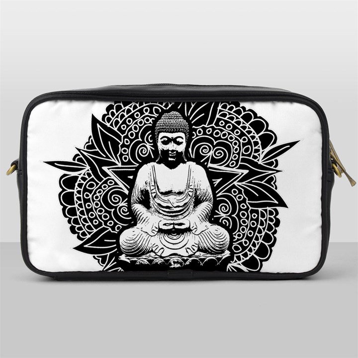 Ornate Buddha Toiletries Bags