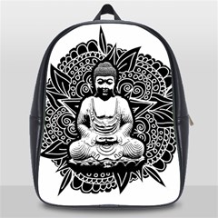 Ornate Buddha School Bags (xl)  by Valentinaart