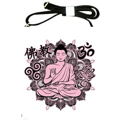 Ornate Buddha Shoulder Sling Bags by Valentinaart