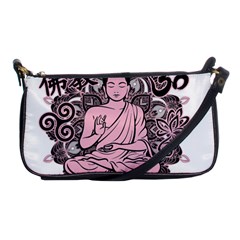 Ornate Buddha Shoulder Clutch Bags by Valentinaart