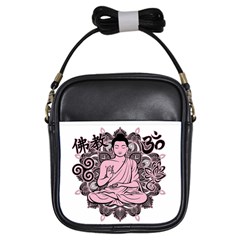 Ornate Buddha Girls Sling Bags by Valentinaart