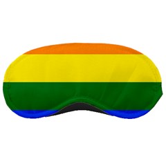 Pride Rainbow Flag Sleeping Masks by Valentinaart