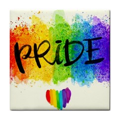 Pride Watercolor Tile Coasters by LimeGreenFlamingo