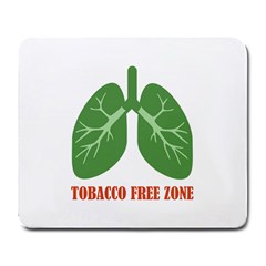 Tobacco Free Zone Large Mousepads by linceazul