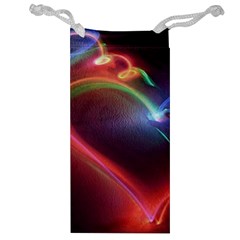 Neon Heart Jewelry Bag by BangZart