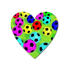 Balls Colors Heart Magnet by BangZart