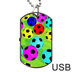 Balls Colors Dog Tag Usb Flash (one Side) by BangZart