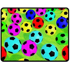 Balls Colors Double Sided Fleece Blanket (medium)  by BangZart