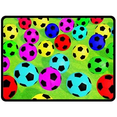 Balls Colors Double Sided Fleece Blanket (large)  by BangZart