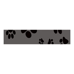 Dog Foodprint Paw Prints Seamless Background And Pattern Velvet Scrunchie by BangZart