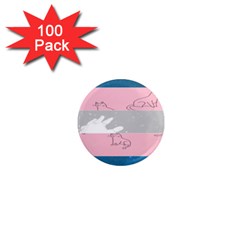 Pride Flag 1  Mini Magnets (100 Pack)  by TransPrints