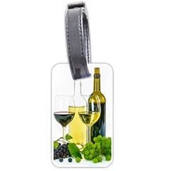 White Wine Red Wine The Bottle Luggage Tags (one Side)  by BangZart