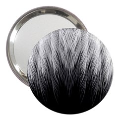 Feather Graphic Design Background 3  Handbag Mirrors by BangZart