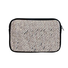 Zebra Pattern Animal Print Apple Macbook Pro 13  Zipper Case by paulaoliveiradesign