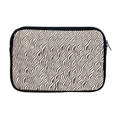 Zebra Pattern Animal Print Apple Macbook Pro 17  Zipper Case by paulaoliveiradesign