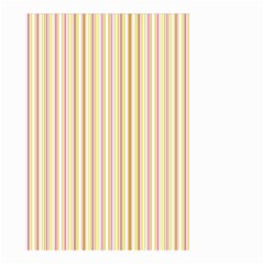 Stripes Pink And Green  Line Pattern Small Garden Flag (two Sides) by paulaoliveiradesign