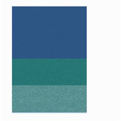 Blue Gradient Glitter Texture Pattern  Large Garden Flag (two Sides) by paulaoliveiradesign