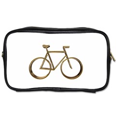 Elegant Gold Look Bicycle Cycling  Toiletries Bags by yoursparklingshop