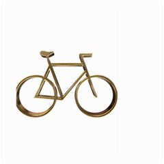 Elegant Gold Look Bicycle Cycling  Large Garden Flag (two Sides) by yoursparklingshop