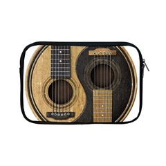 Old And Worn Acoustic Guitars Yin Yang Apple Ipad Mini Zipper Cases by JeffBartels