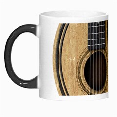 Old And Worn Acoustic Guitars Yin Yang Morph Mugs by JeffBartels