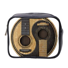 Old And Worn Acoustic Guitars Yin Yang Mini Toiletries Bag 2-side by JeffBartels