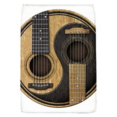 Old And Worn Acoustic Guitars Yin Yang Flap Covers (l)  by JeffBartels