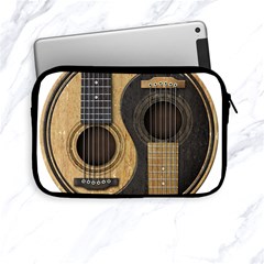 Old And Worn Acoustic Guitars Yin Yang Apple Ipad Mini Zipper Cases by JeffBartels